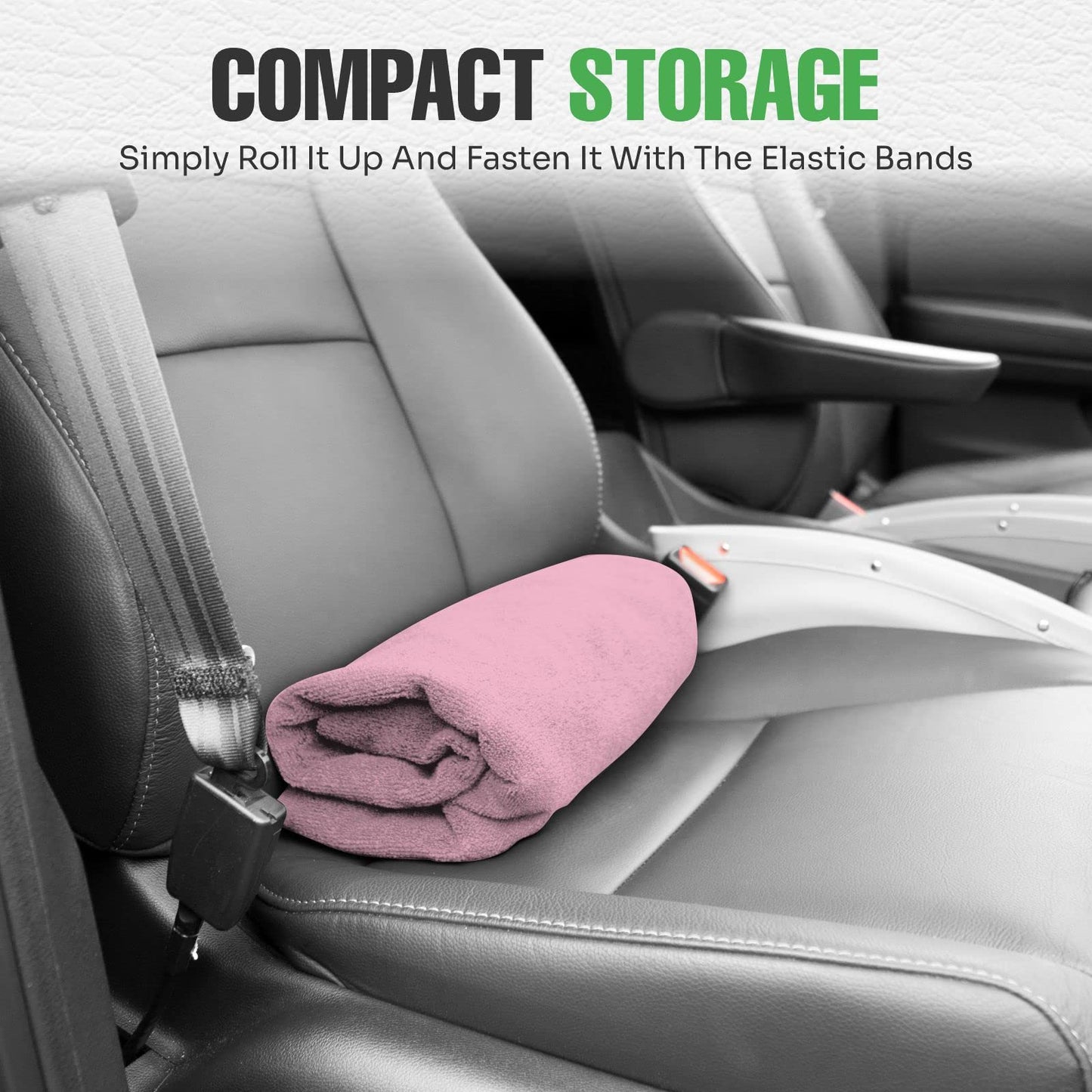 lebogner Funda de Toalla para Asiento de Automóvil para Después Del Entrenamiento En El Gimnasio, Correr, Nadar Y Caminar, Protector de Asiento de Cubo de Sudoración Impermeable, Antideslizante Y de A