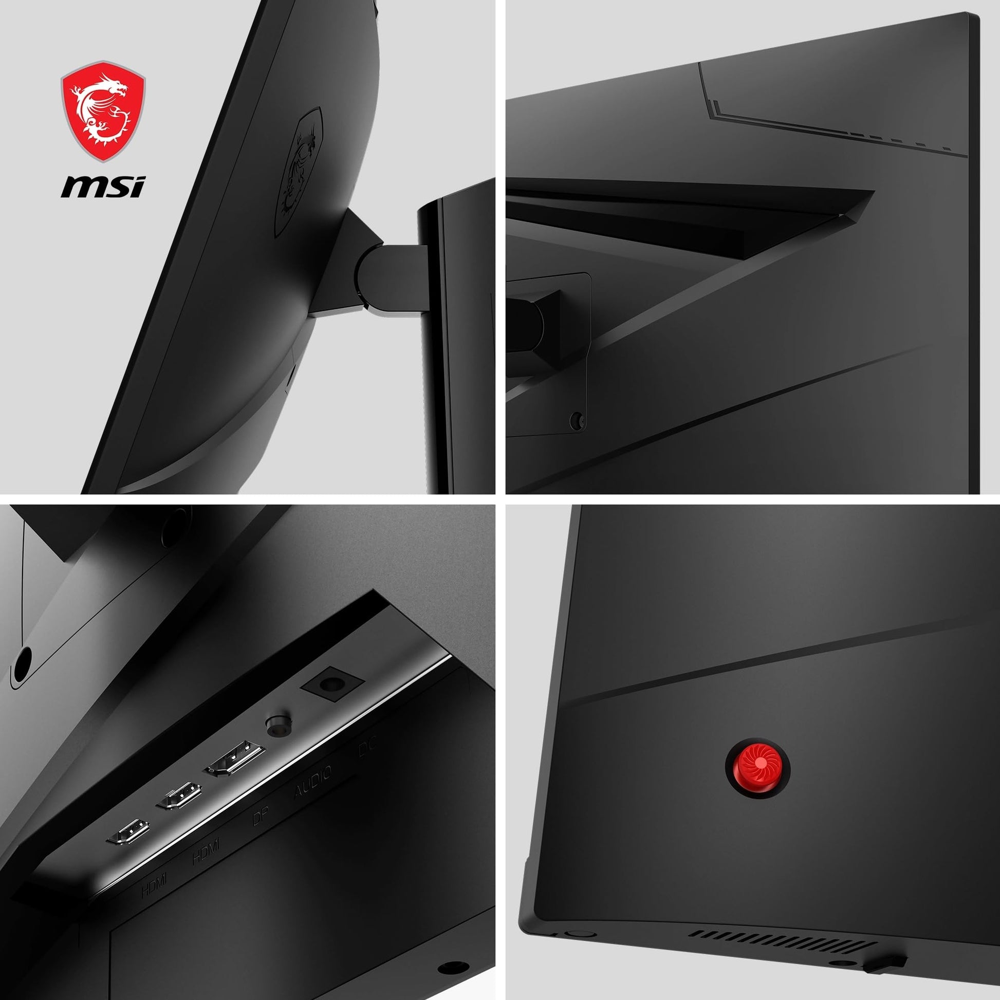 Pantalla de PC MSI Negro Full HD 23.8" 1920 x 1080 Pixeles