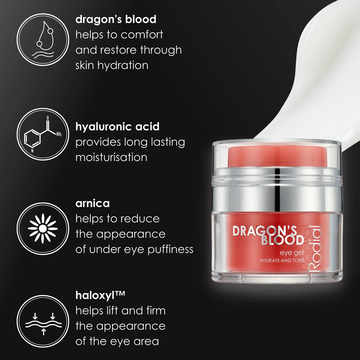 Rodial Dragon's Blood Eye Gel, 0.5 oz.