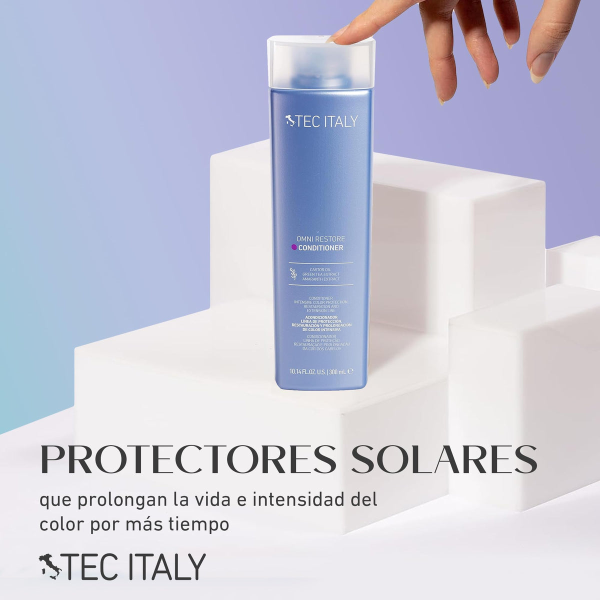 TEC ITALY Lumina Conditioner Matizador Rubio Canas Suavidad UV 300 ml