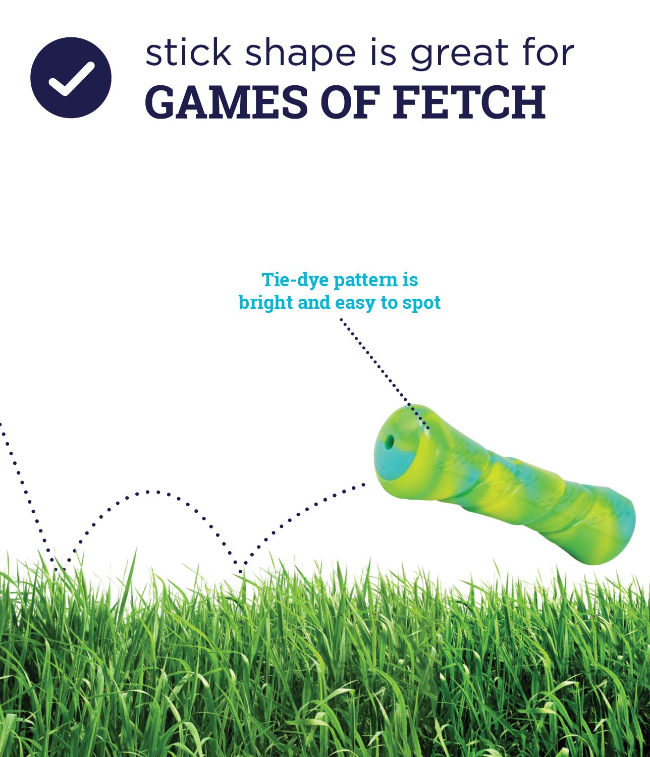 Juguete para Perro Petstages Crack N' Fetch Stick Mediano Sonido Divertido para Jugar