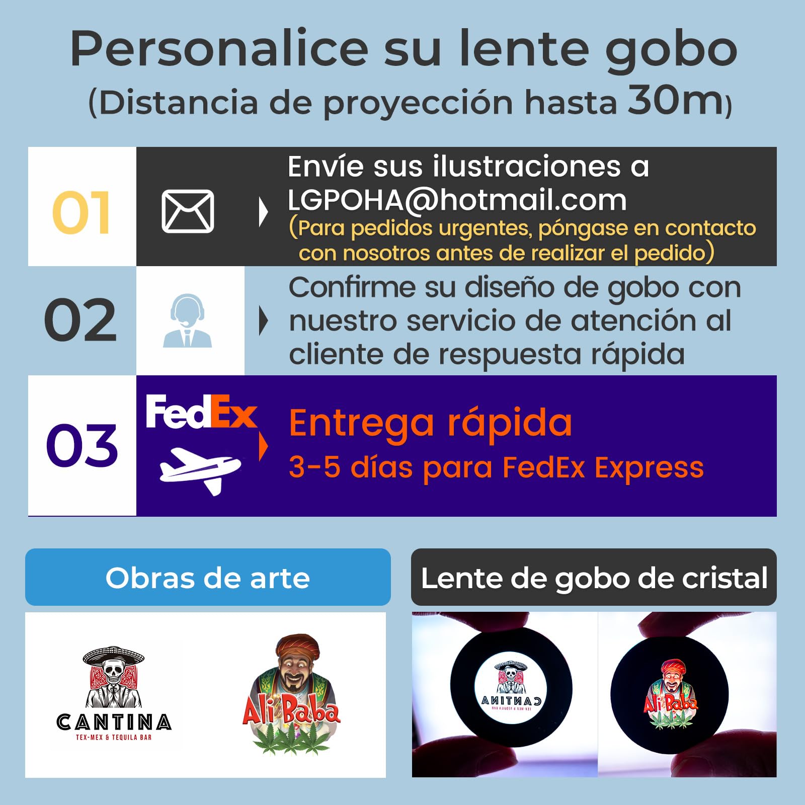 Laulgpoha - Proyector GOBO con logotipo de 100 W para negocios, rotación impermeable IP65 con sistema de refrigeración dual para exteriores, luz LED de efecto DJ con control remoto y lente de vidrio