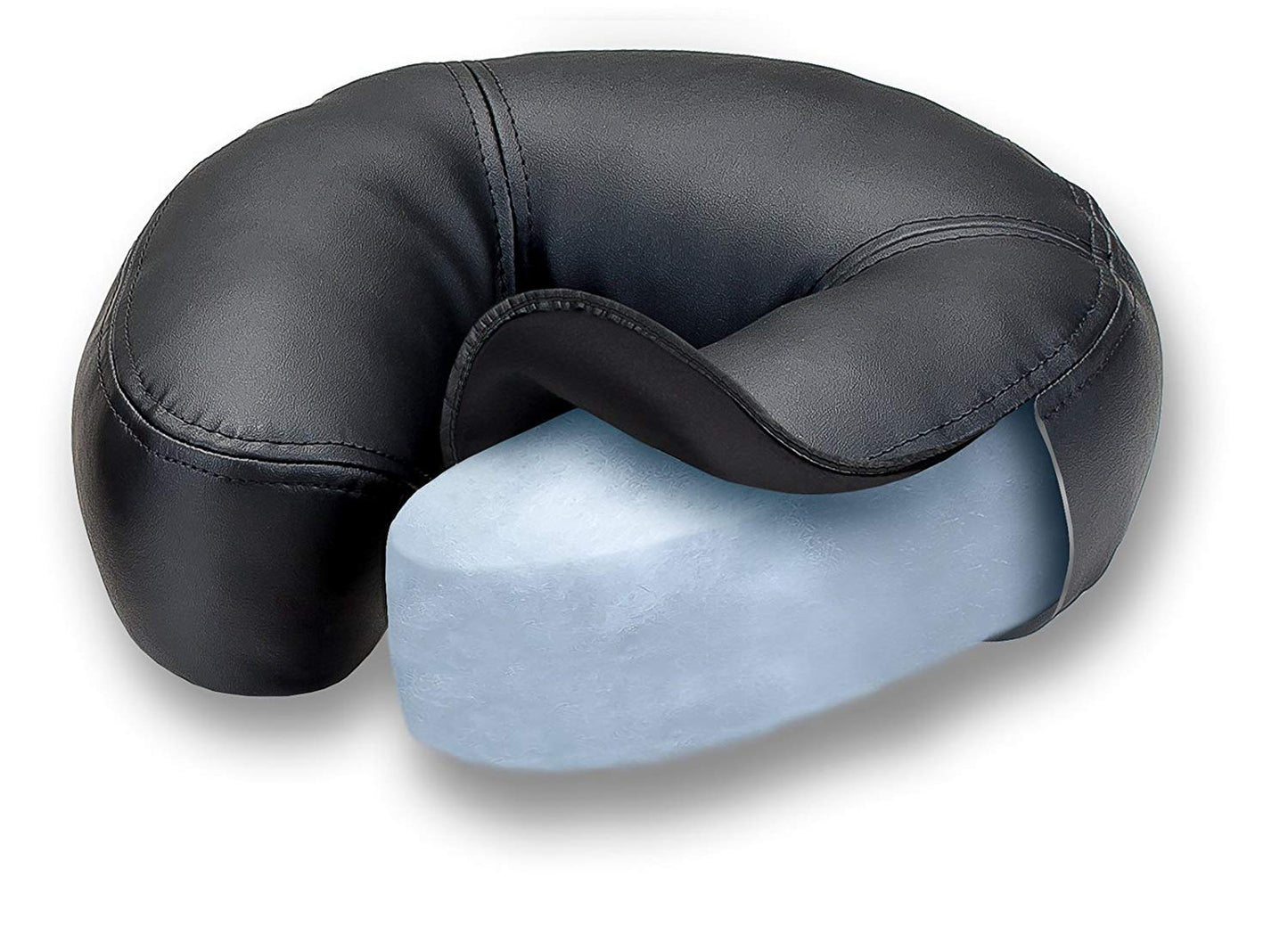 Mesa de Masaje Ajustable Earthlite Negro con Plataforma Reposacabezas y Almohada Facial