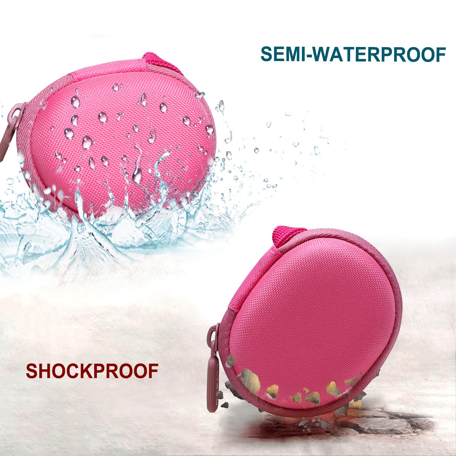 Funda para oxímetro de pulso rosa para zacurate, innovo, Vibeat, iHealth, Santamedical, oxímetro de pulso para niños, monitor de saturación de oxígeno en sangre (solo caso)