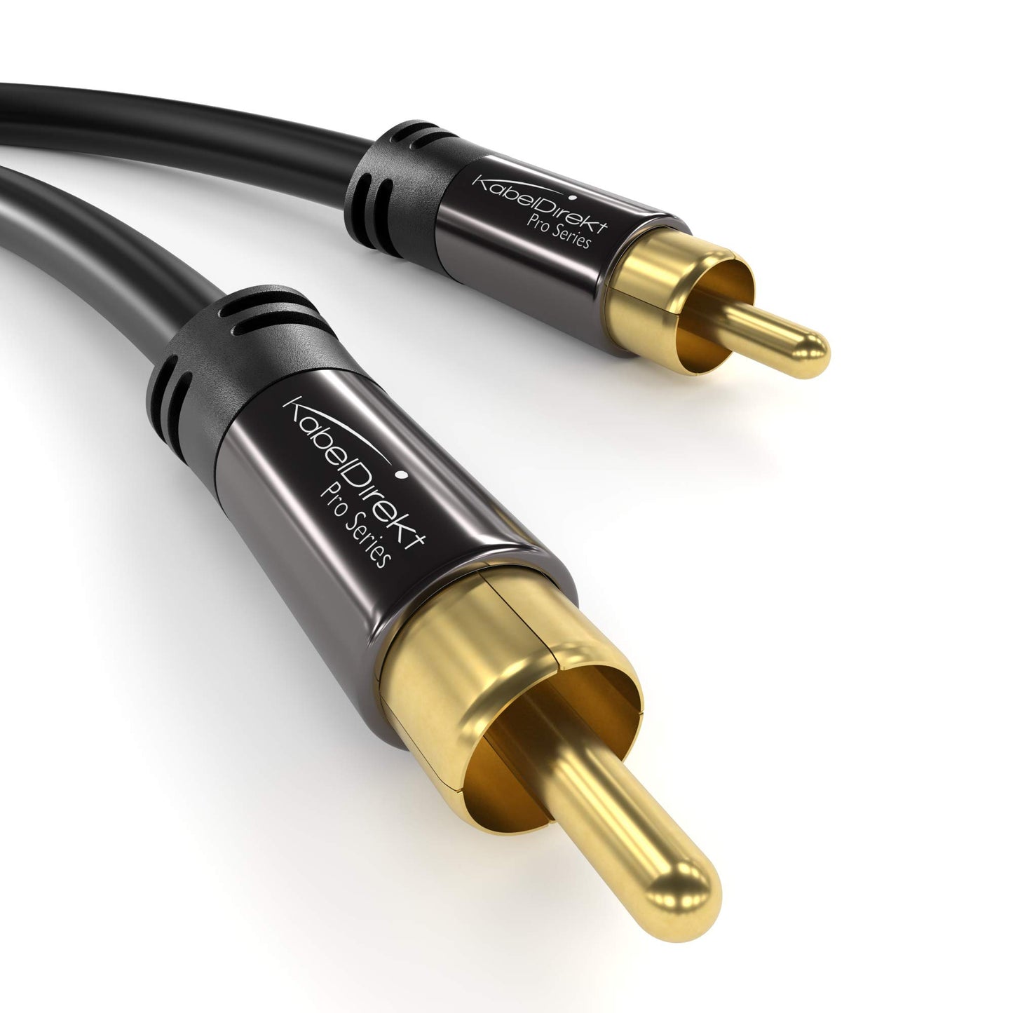 KabelDirekt – Cable RCA Coaxial – 1×1 – 9ft/3m – serie PRO