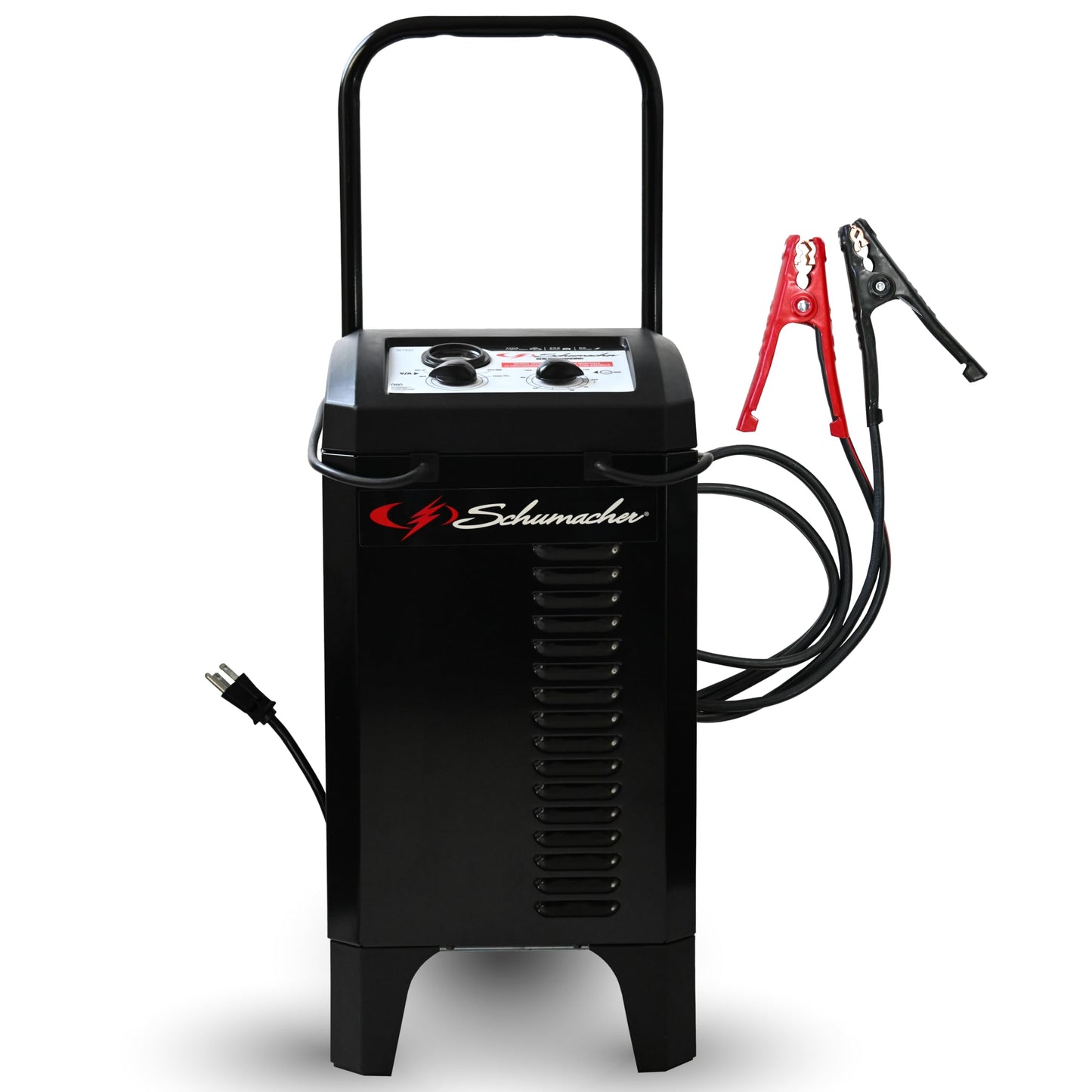 Schumacher SC1437 - Cargador de batería de Coche Manual de 6 A y arrancador de Motor de 150 A, solución 2 en 1, Impulso de 25 A, para baterías Deportivas de 12 V, automoción y Marina