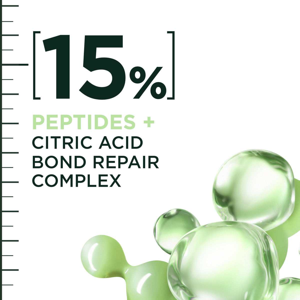Garnier Tratamiento Pre-Champú Fructis Hair Filler Bonding Inner Fiber Rinse Out Con Complejo Reparador De Enlaces, 10.1 Onzas Líquidas