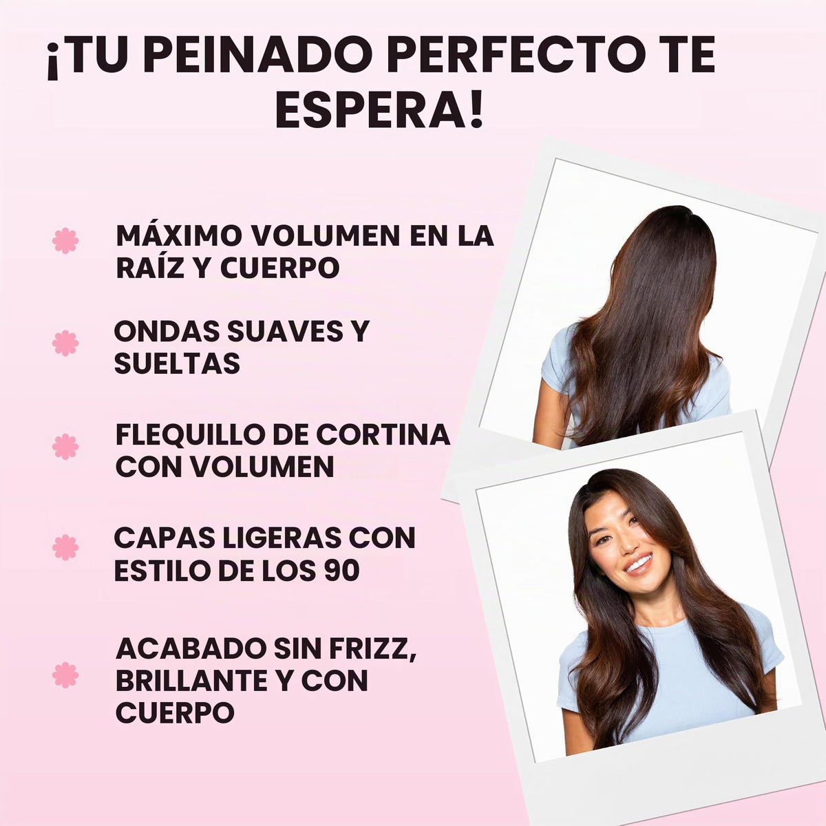 Cepillo Redondo Caliente FoxyBae Rubor de Cerámica 3,8 Cm Multiestilizador para Rizar y Alisar