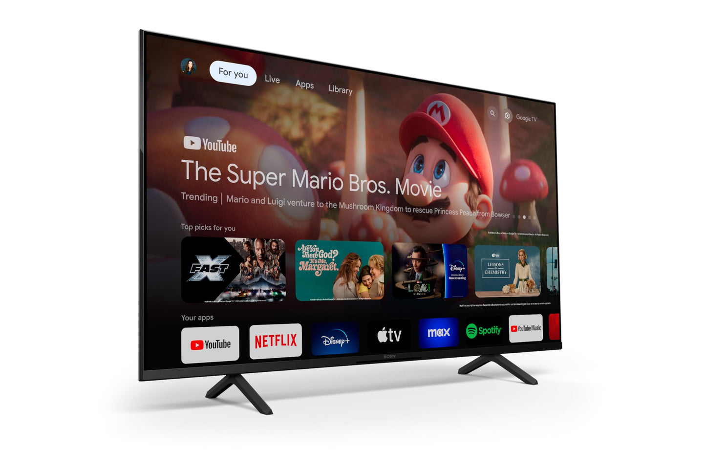 Sony BRAVIA 3 Pantalla 55” 4K HDR Google TV Serie S30 (Reacondicionado)