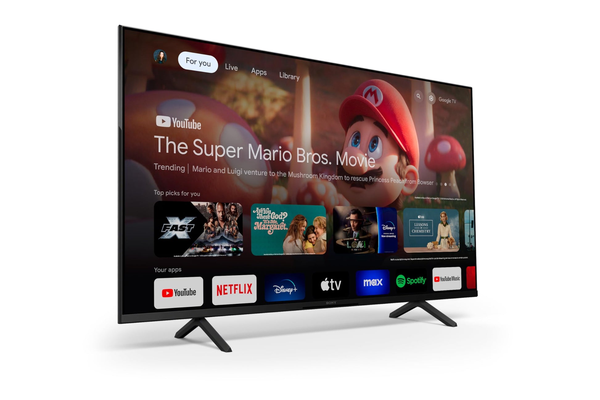 Sony BRAVIA 3 Pantalla 55” 4K HDR Google TV Serie S30 (Reacondicionado)