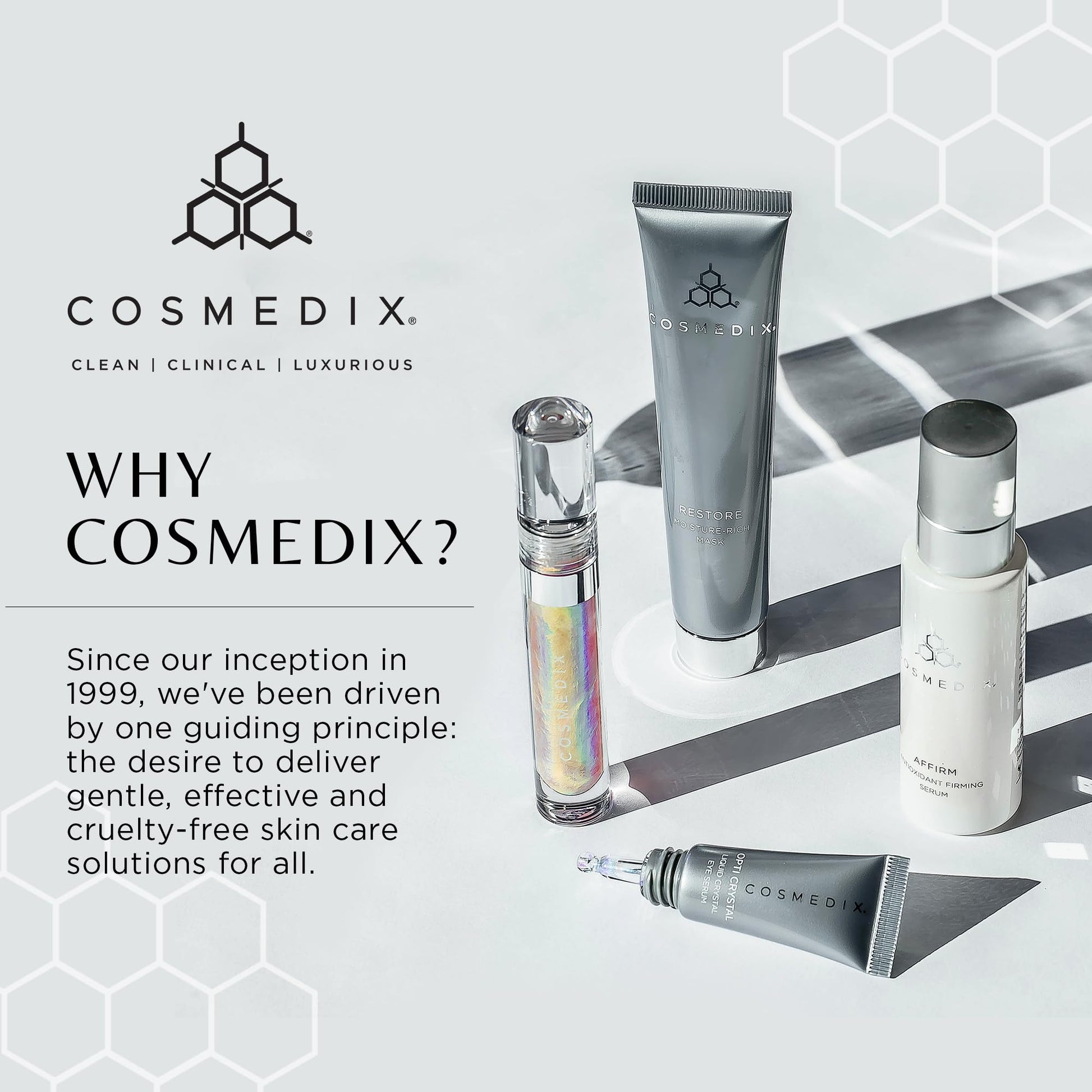 COSMEDIX Lumi Crystal Liquid Crystal Lip Hydrator, .14 Fl. Oz.