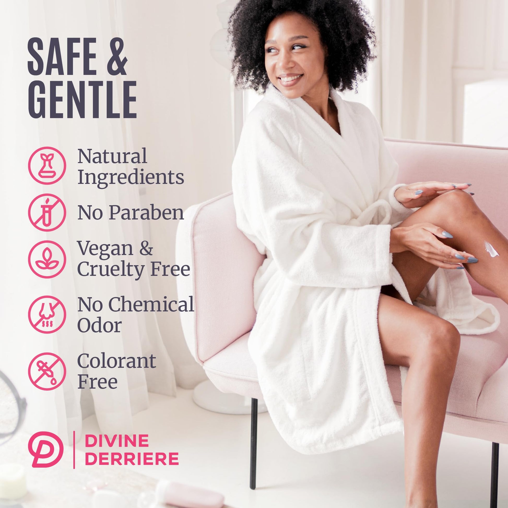 Divine Derriere Intimate Skin Lightening Gel for Body, Face, Bikini and Sensitive Areas - Skin Whitening Cream Contains Mulberry Extract, Arbutin, B-White Peptide 30ml / 1 oz.