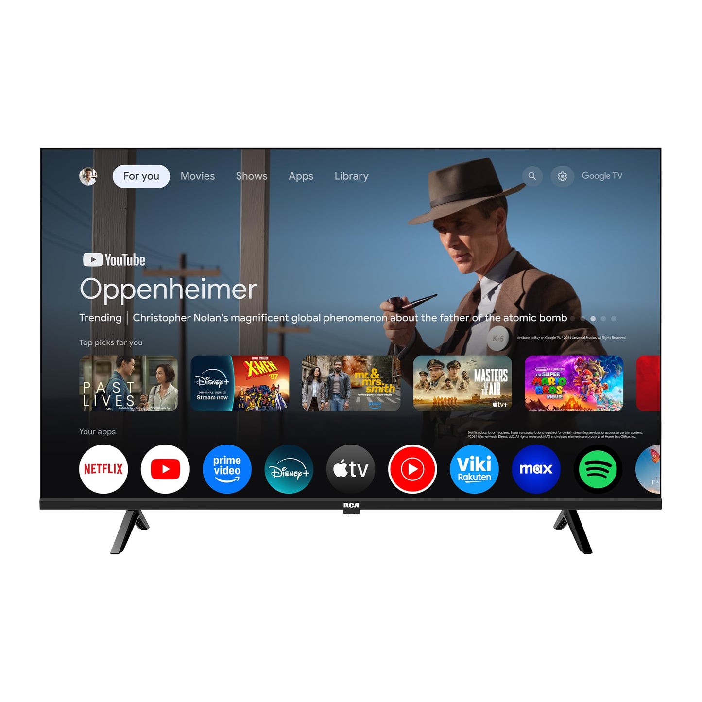 RCA Pantalla de 55" MultiTuner HD TV GoogleTV Operating System 2025 - Modelo R55M-U4G