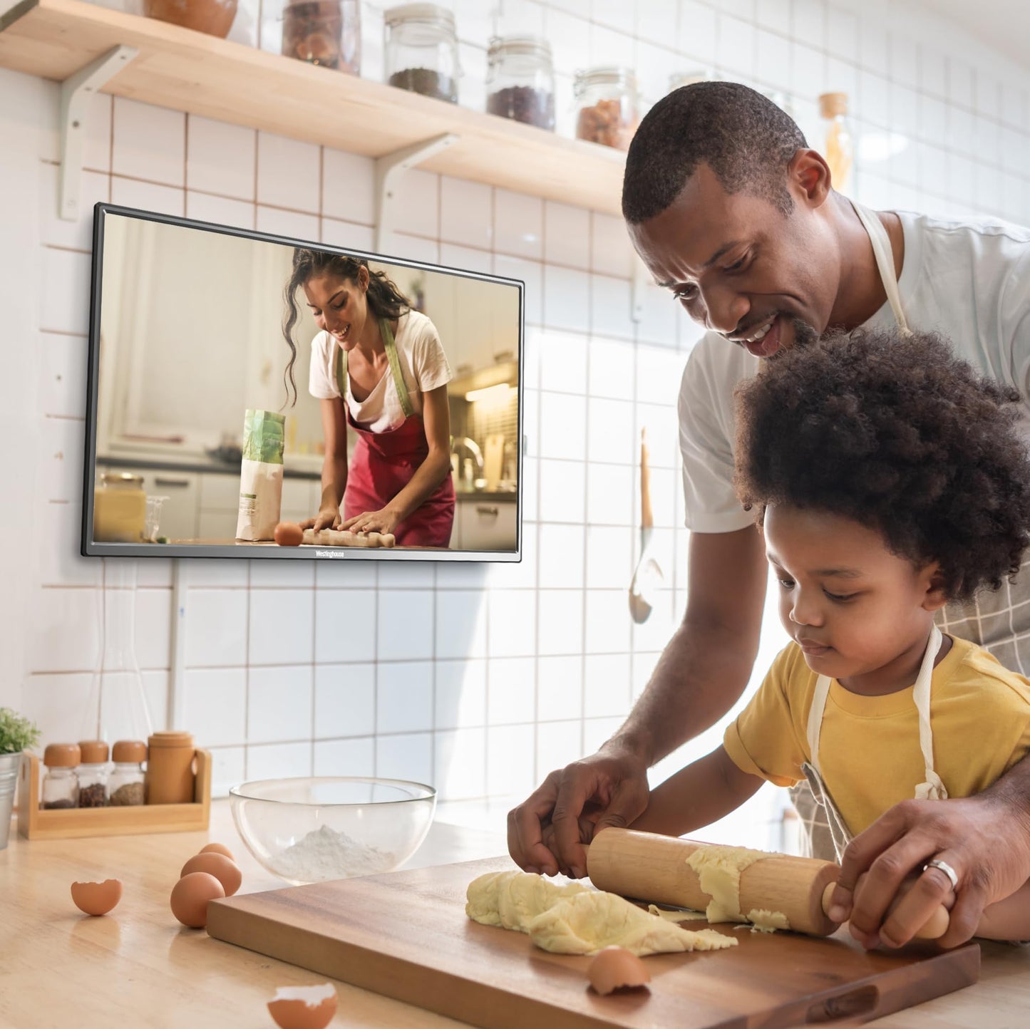 Televisor Westinghouse 32 Pulgadas LED HD 720p con Reproductor de DVD y Controles Parentales