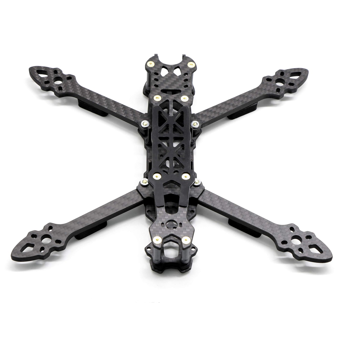 FPVDrone FPV Racing Drone - Marco de fibra de carbono de 5 pulgadas Quadcopter Freestyle Frame Kit con correa de batería Lipo