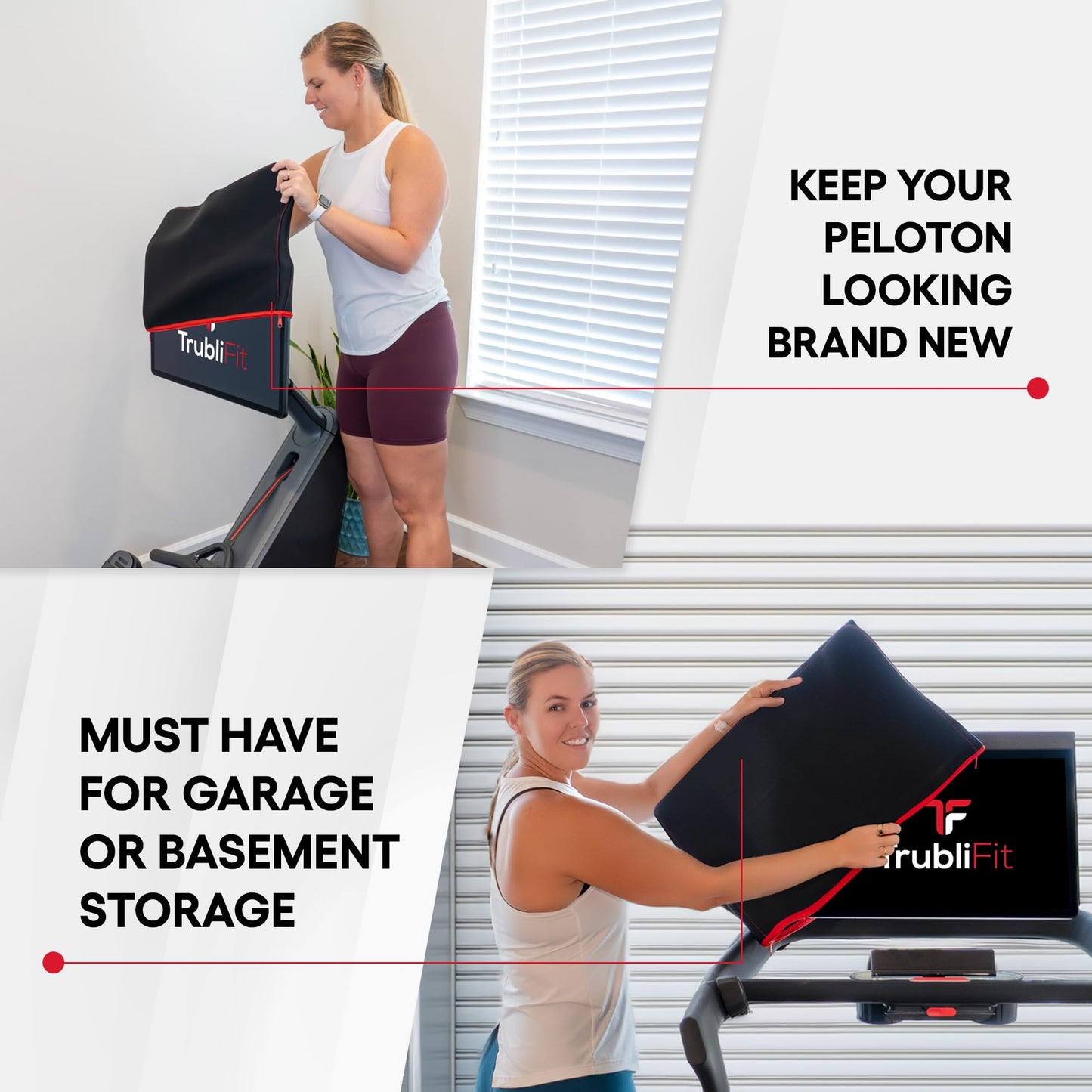 Pantalla Protectora Neoprene Premium Peloton Negro Super Suave para Monitor