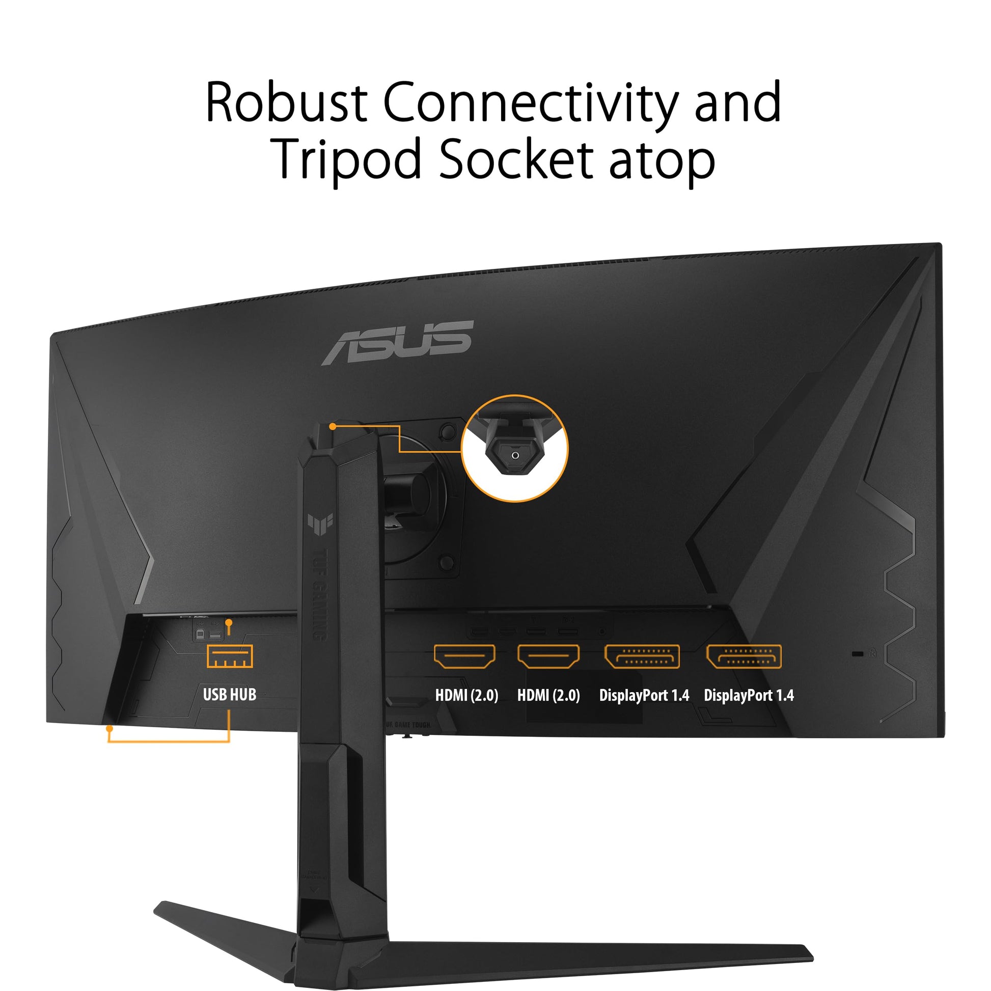 ASUS Monitor Gamer Curvo TUF Gaming VG34VQL3A, 34 Pulgadas, WQHD (3440 x 1440), 180Hz, 1500R, Extreme Low Motion Blur, Freesync Premium Pro, 1ms (GTG),125% sRGB, DisplayHDR 400