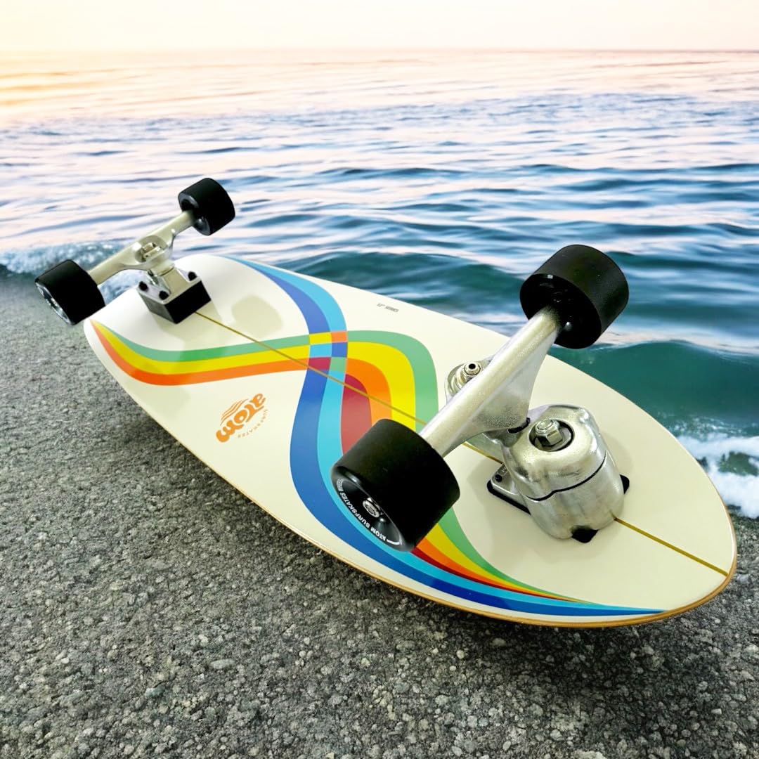 ATOM SURFSKATES Surfskate, Cross Waves 32" Series, Patineta Skeateboard Completo
