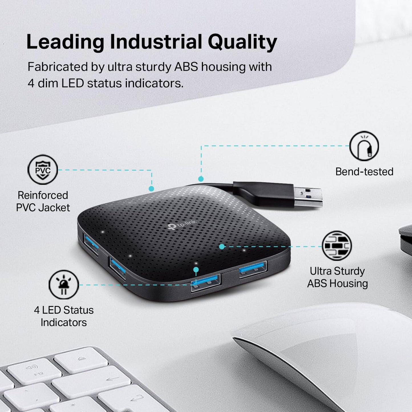 TP-Link UH400 Hub Portátil de 4 Puertos USB 3.0