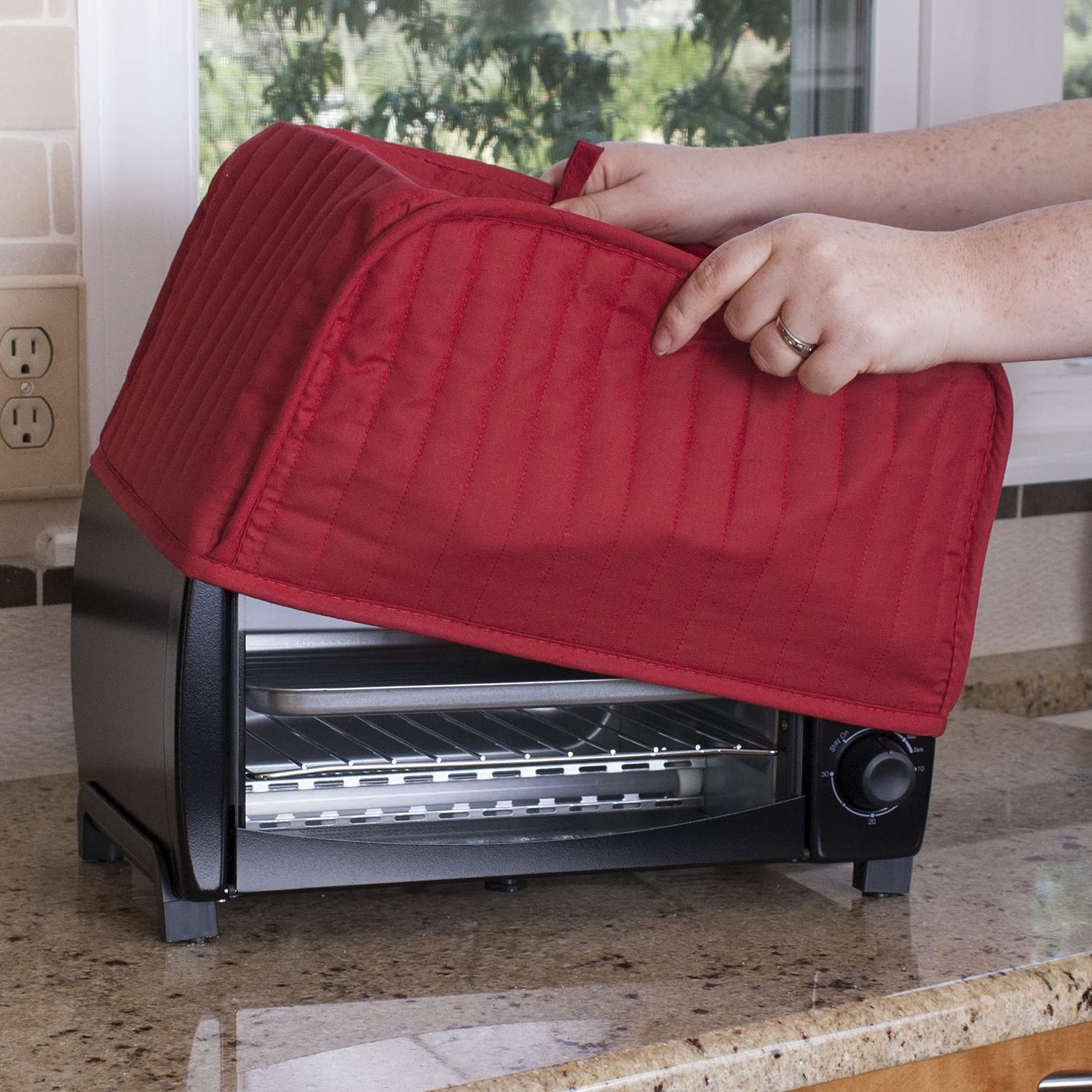Ritz Protector Acolchado para licuadora, Horno Tostador/Cobertor de asador, Paprika, 1
