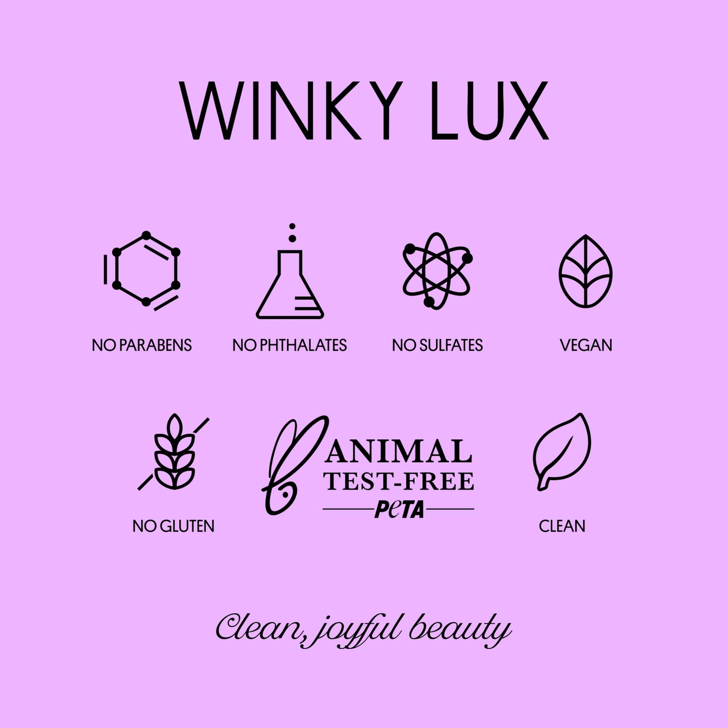 Winky Lux- Bálsamo labial Glitter Confetti, lápiz labial que cambia de color con el pH, bálsamo labial vegano y libre de crueldad animal, hidrata y da volumen, S