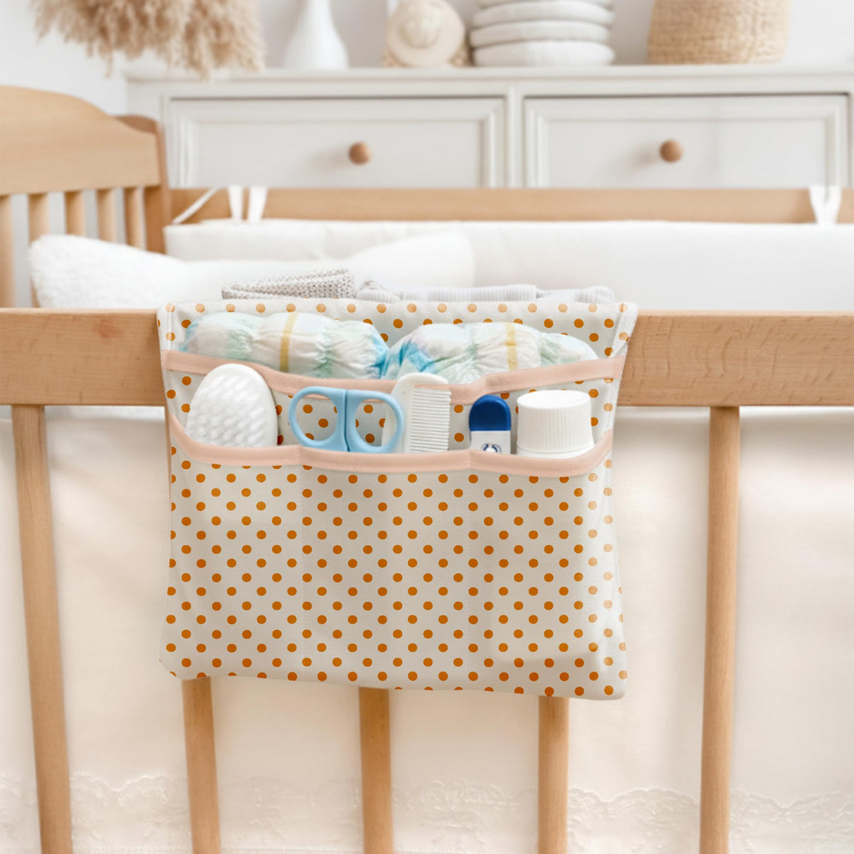 HAMUR Organizador de Bolsa de Pañales para Bebé – Amigable para Viajes, Compacto y Plegable | Bolsa de Carriola para Artículos Esenciales de Recién Nacido – Imprescindible para Niños y Niñas