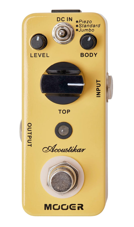 Pedal Efecto Guitarra Mooer Acoustikar acústico compacto