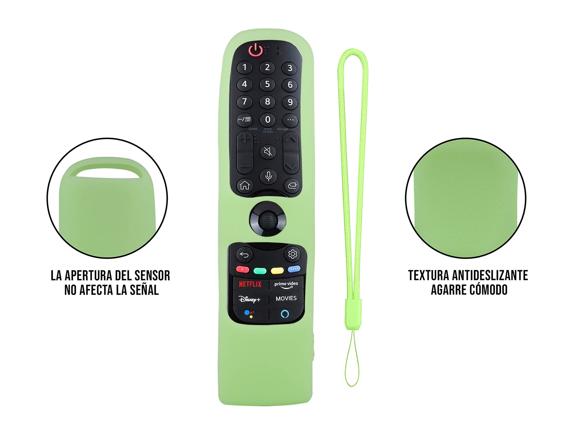 Funda para Control LG Magic MR21GA 2021 Silicon Smart 2022 MR22GR Magic MR22GA