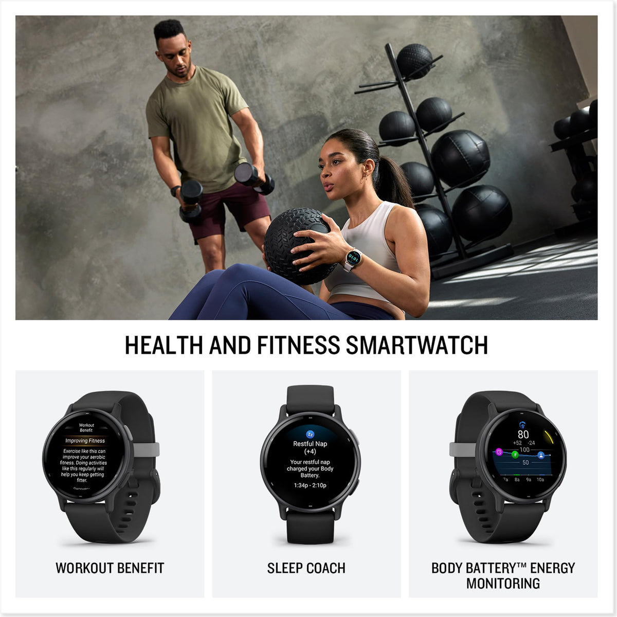Smartwatch Garmin Vivoactive 5 Azul Metalizado