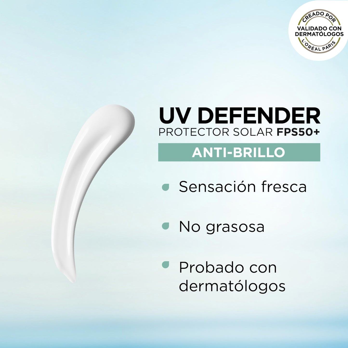 L'Oréal Paris Kit Serum Facial Revitalift Ácido Hialurónico, Crema de Ojos y UV Defender Anti-brillo