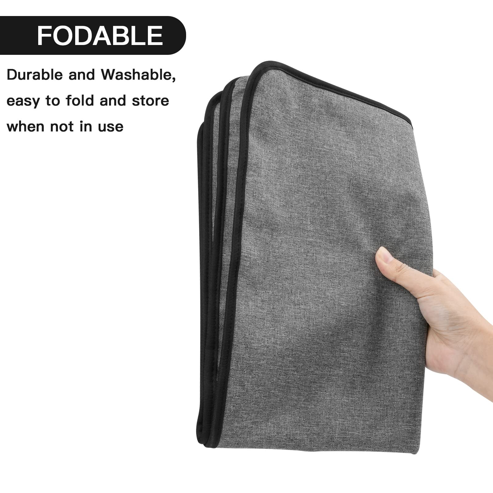 CaSZLUTION - Funda para monitor compatible con visualización Apple Studio de 27 pulgadas, funda protectora para monitor de polvo, color gris