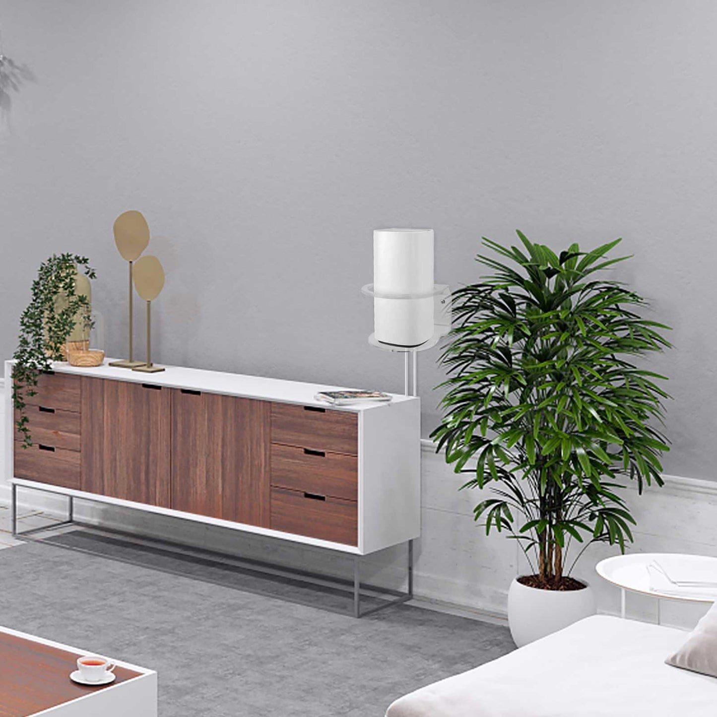 Soporte de Pared Acrílico TIUIHU Blanco Compatible con Linksys Velop Pro 6E y TP-Link AX6600 Deco Tri-Band WiFi 6 Mesh System