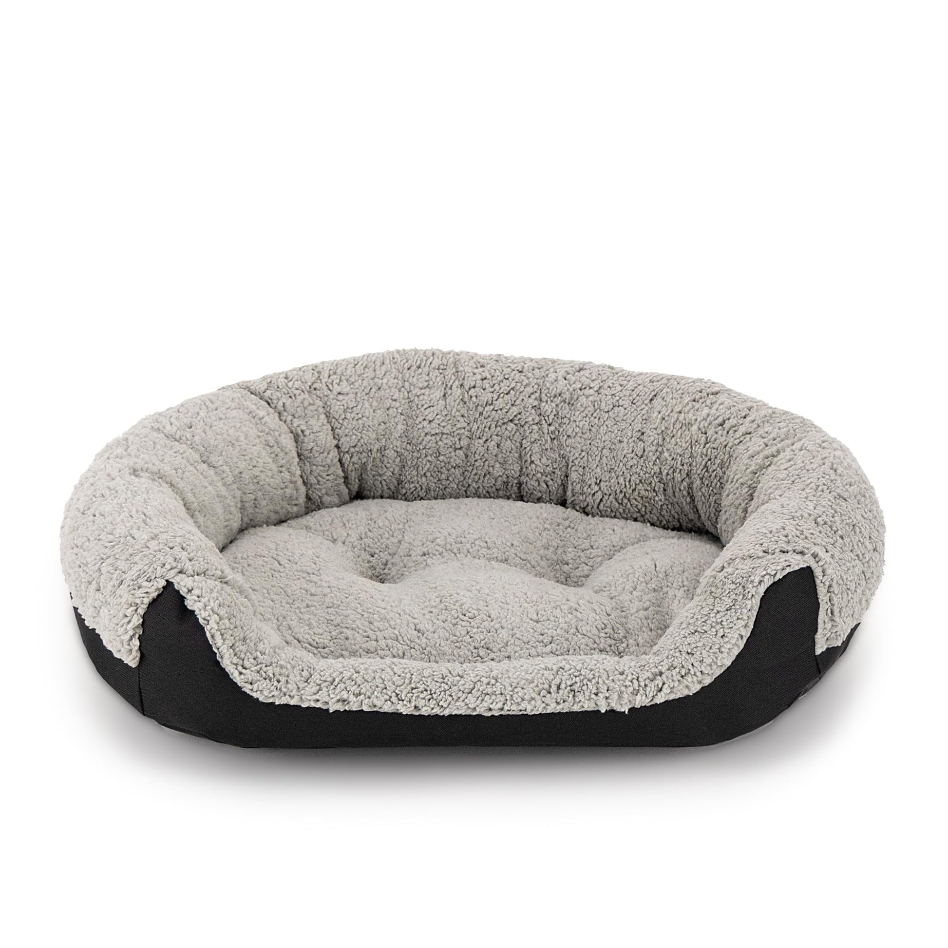 Cama para Perro Hills Negra con Forro Acolchonado Medium