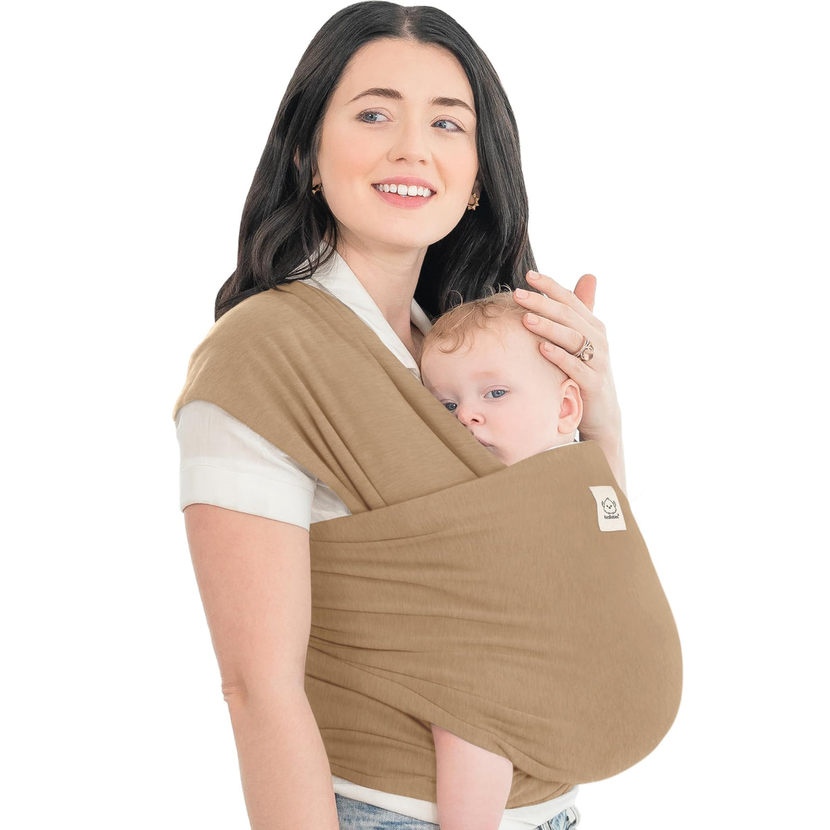KeaBabies - Portabebés Original Todo en 1 para Bebés Recién Nacidos a Niños, Por mes, Fácil de Usar, Unión Manos Libres, Envoltura Ligera y Transpirable para (hogar Cálido)