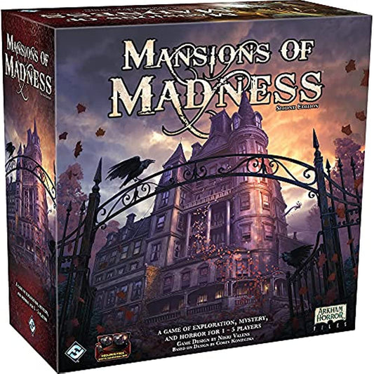 Mansions of Madness 2ª edición (juego base) | juego de terror | juego de mesa misterioso para adolescentes y adultos | edades de 14 años en adelante | 1 a 5 jugadores | tiempo de juego promedio de 2 a