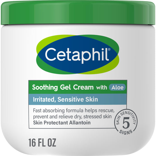 Gel-Crema Calmante Cetaphil Aloe Para Piel Sensible Sin Fragancia ni Parabenos