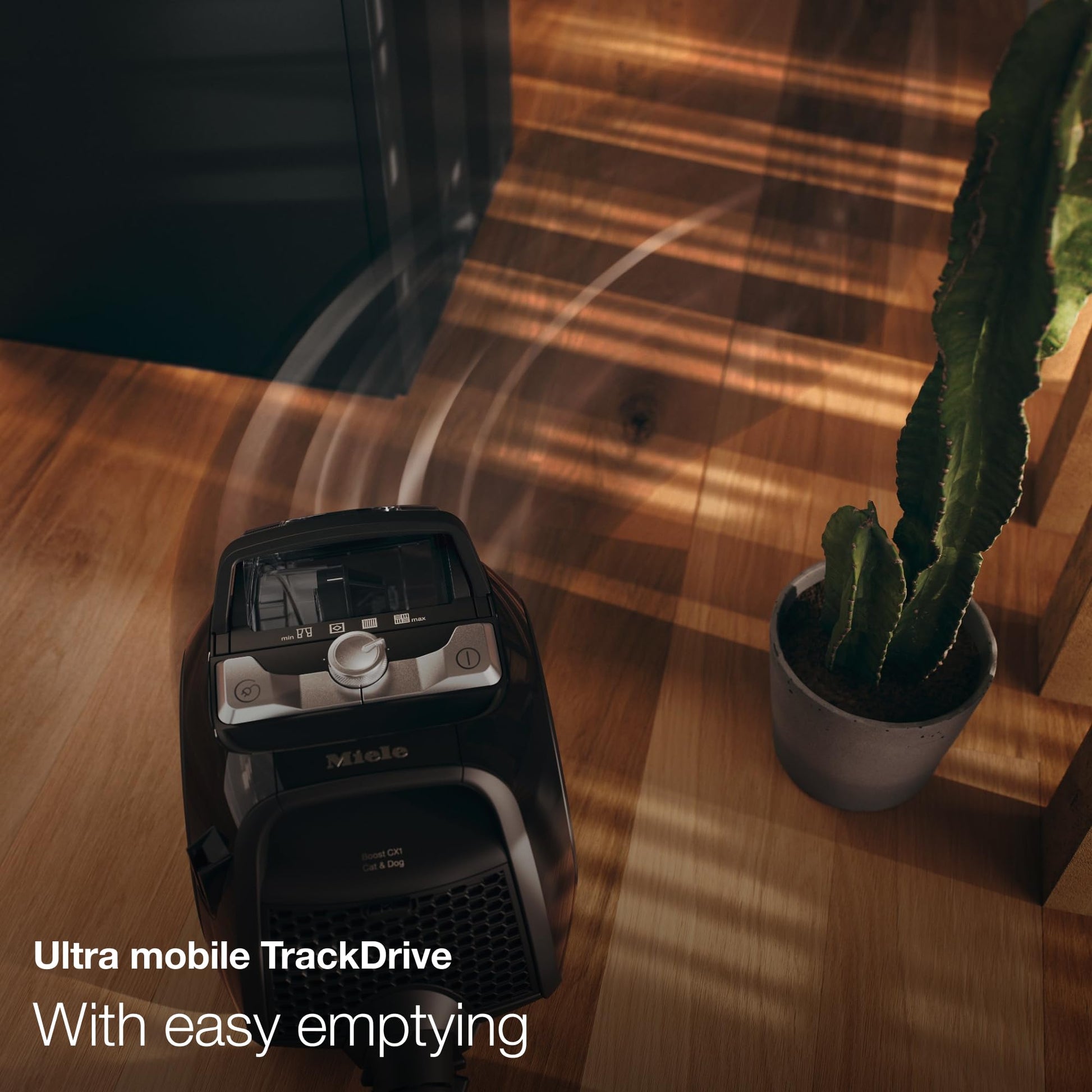 Miele Boost CX1 Aspiradora para Gatos y Perros, compacta, Color Negro obsidiana