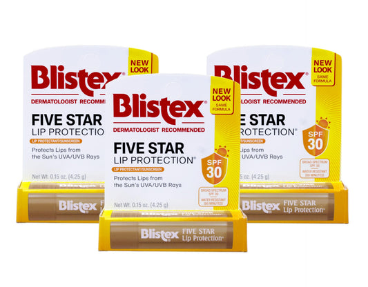 Blistex 5 Star Lip Protct Tamaño .15 oz, 3 unidades