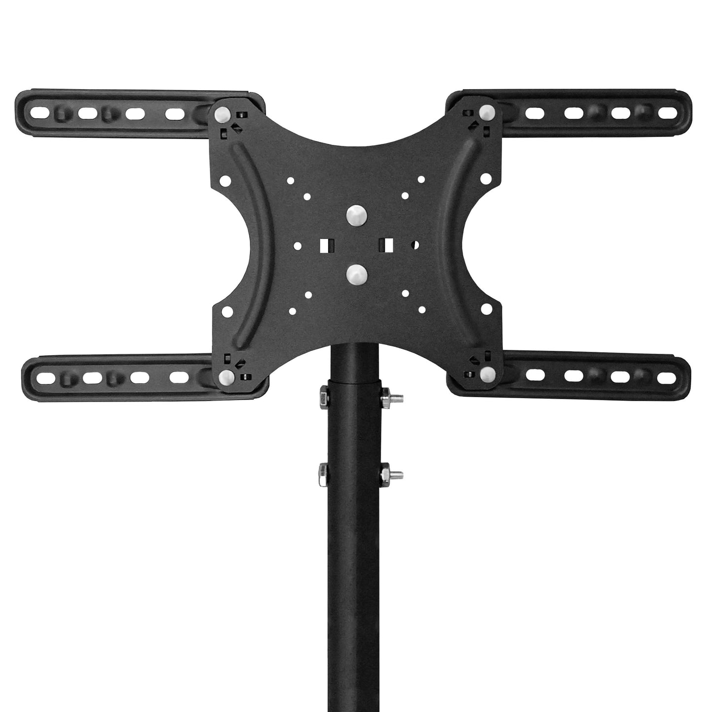 Lucky Owl Kit de 5 Soportes de TV inclinable en Techo de 26"-55" Pulgadas Soporte de TV (DN04-C2655) Giratorio 360° Carga máxima de 30 kg VESA 400X400 Resistente Material Reforzado.