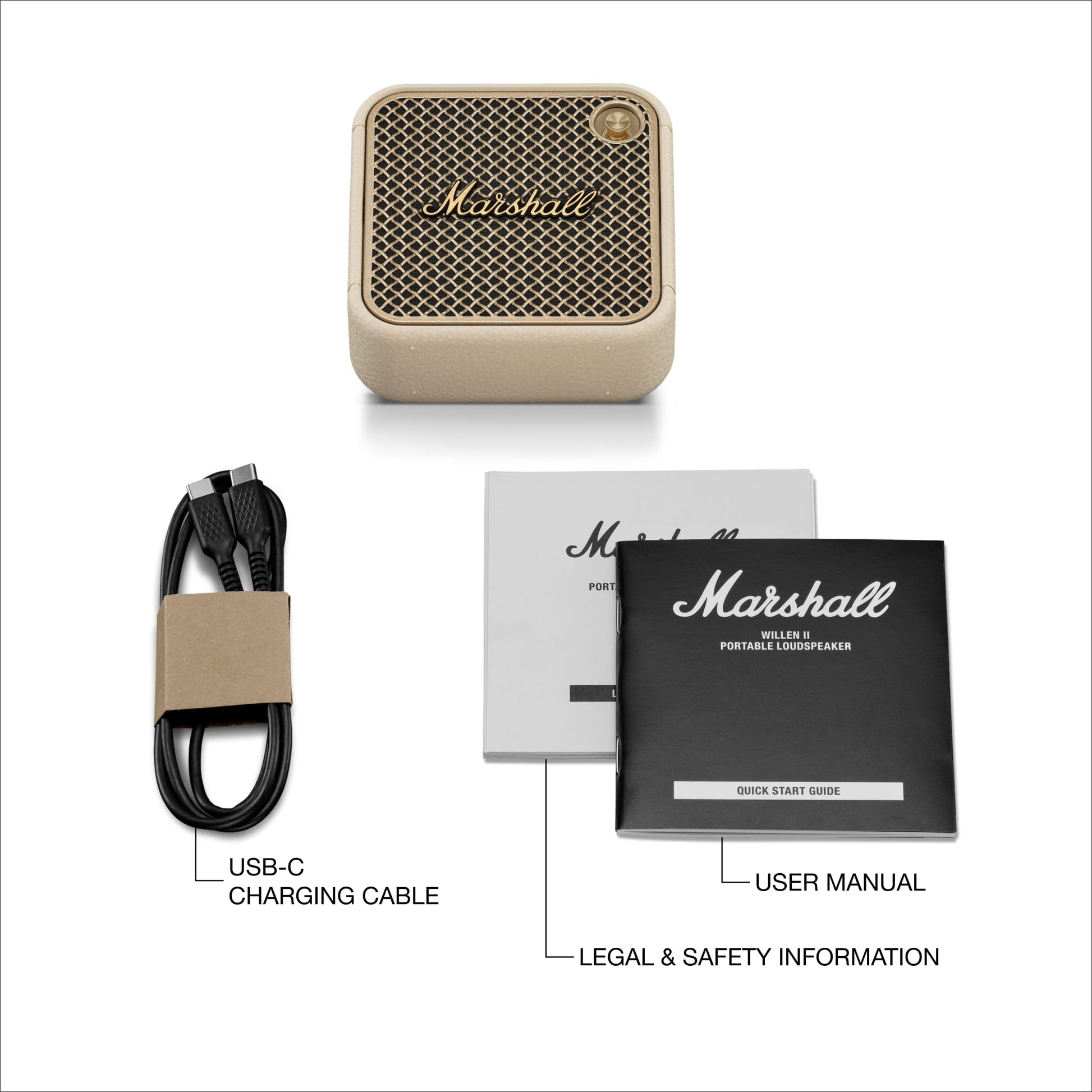 Marshall Willen II Bocina Portátil Bluetooth - Blanco