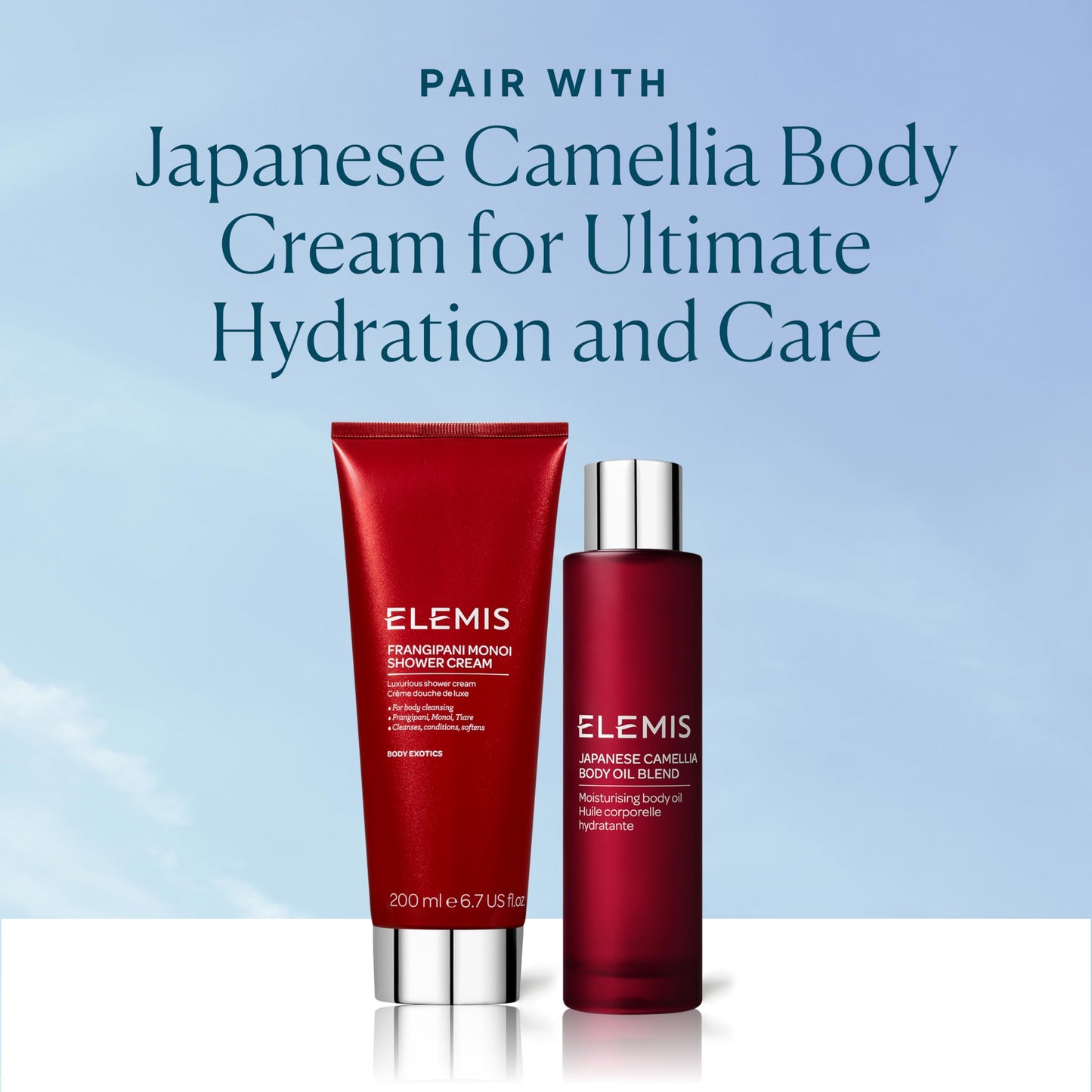 ELEMIS Japanese Camellia Body Oil Blend, Nourishing Body Oil, 3.3 fl. oz