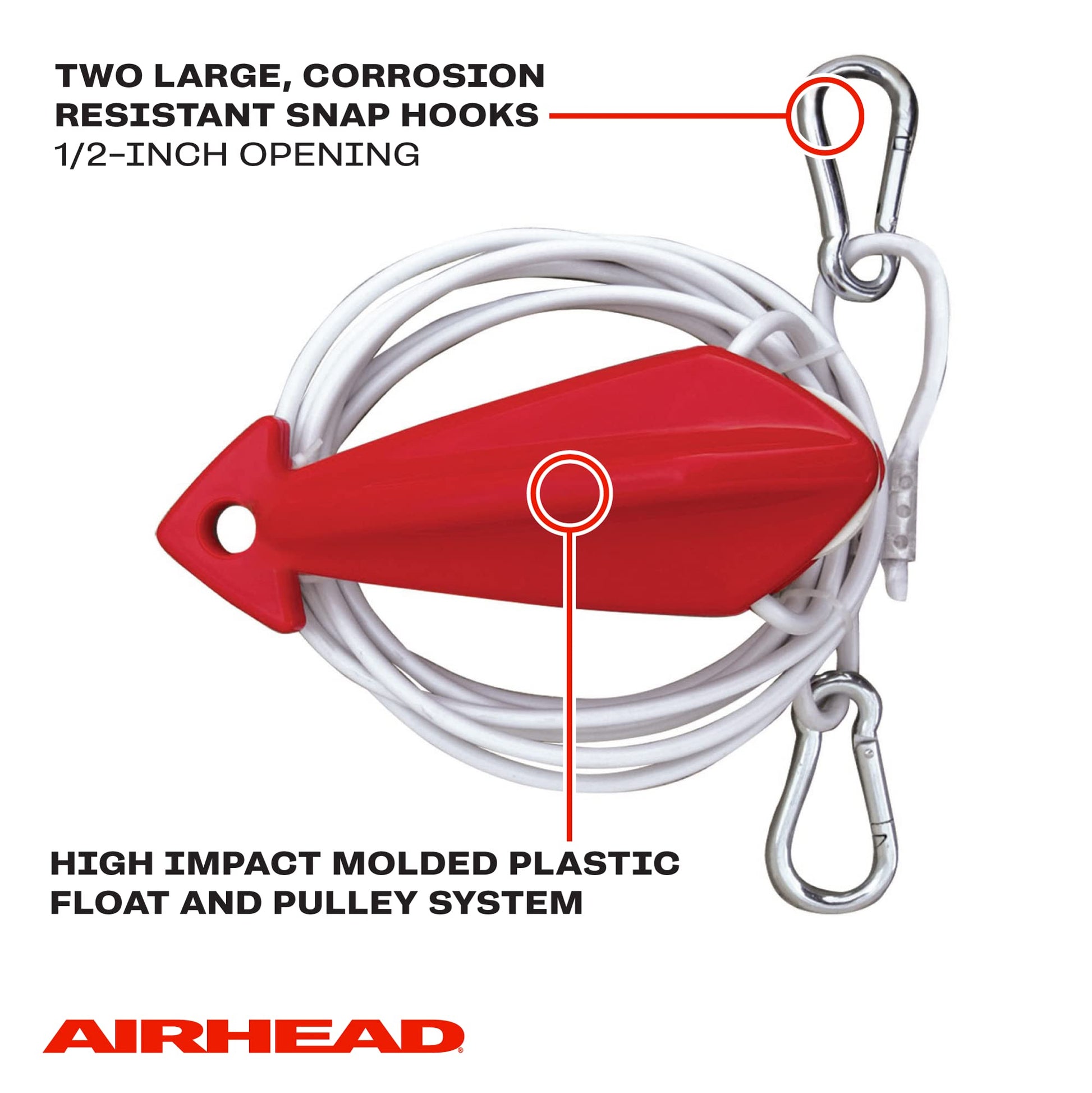 Kwik Tek AIRHEAD AHTH-7 Tow Demon Harness 12' Cable