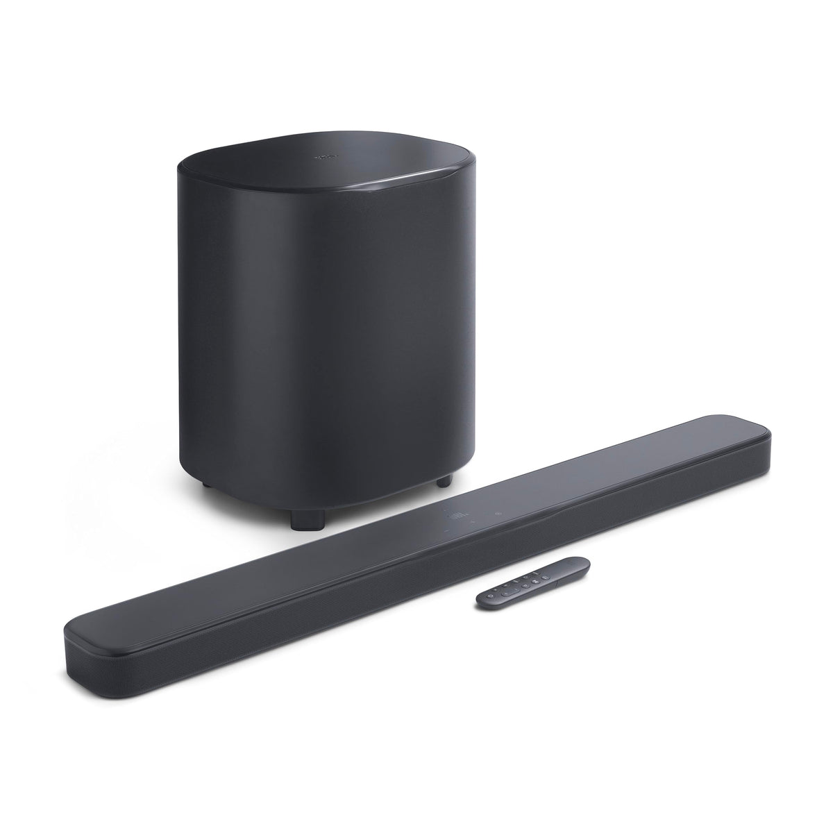 Sistema de Barra de Sonido JBL Negro con Dolby Atmos y Subwoofer de 10 Pulgadas, 750W, MultiBeam 3.0 y PureVoice 2.0