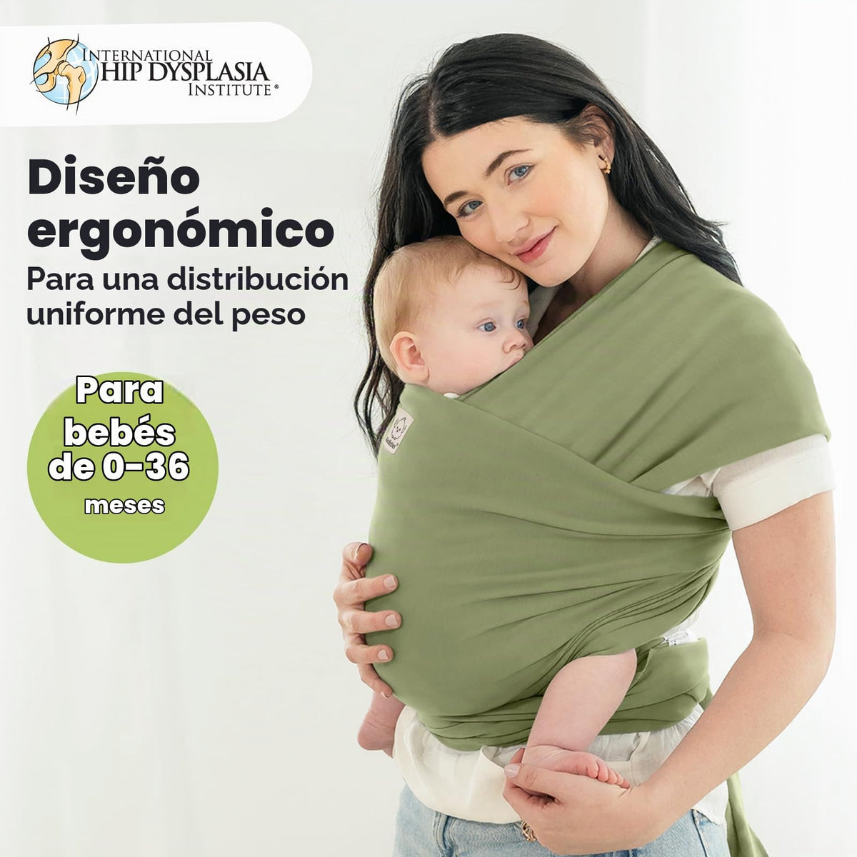 KeaBabies - Portabebés para bebé, todo en 1 transpirable, soporte manos libres, recién nacido a niño pequeño (oliva sucio)