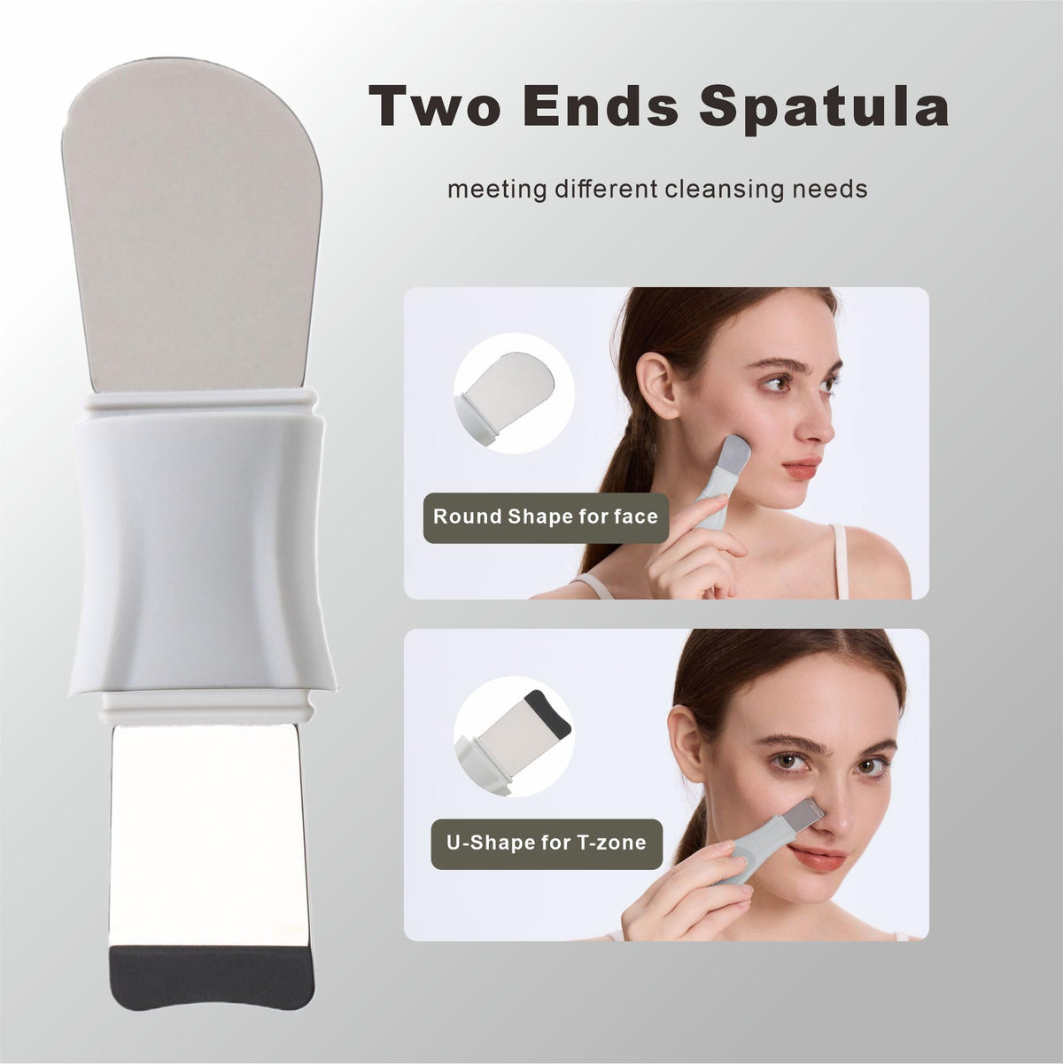 Herramientas para eliminar puntos negros, removedor de cabeza negra para nariz facial, limpiador facial de silicona, cepillo de limpieza de poros, aplicador de máscara para el cuidado diario de la