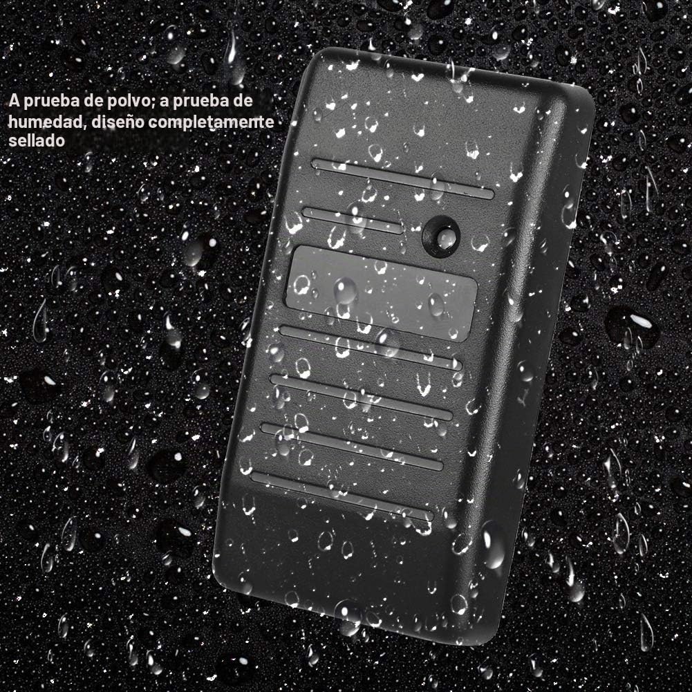 Lector de Tarjetas Xinwoer Negro RFID 26/34 Resistente al Agua 125Khz