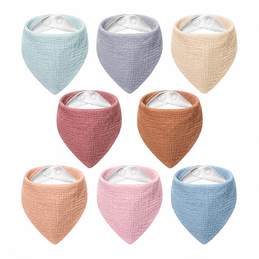 Baberos Bandana YDGAKN Algodón Puro Altamente Absorbentes para Recién Nacidos Niños y Niñas