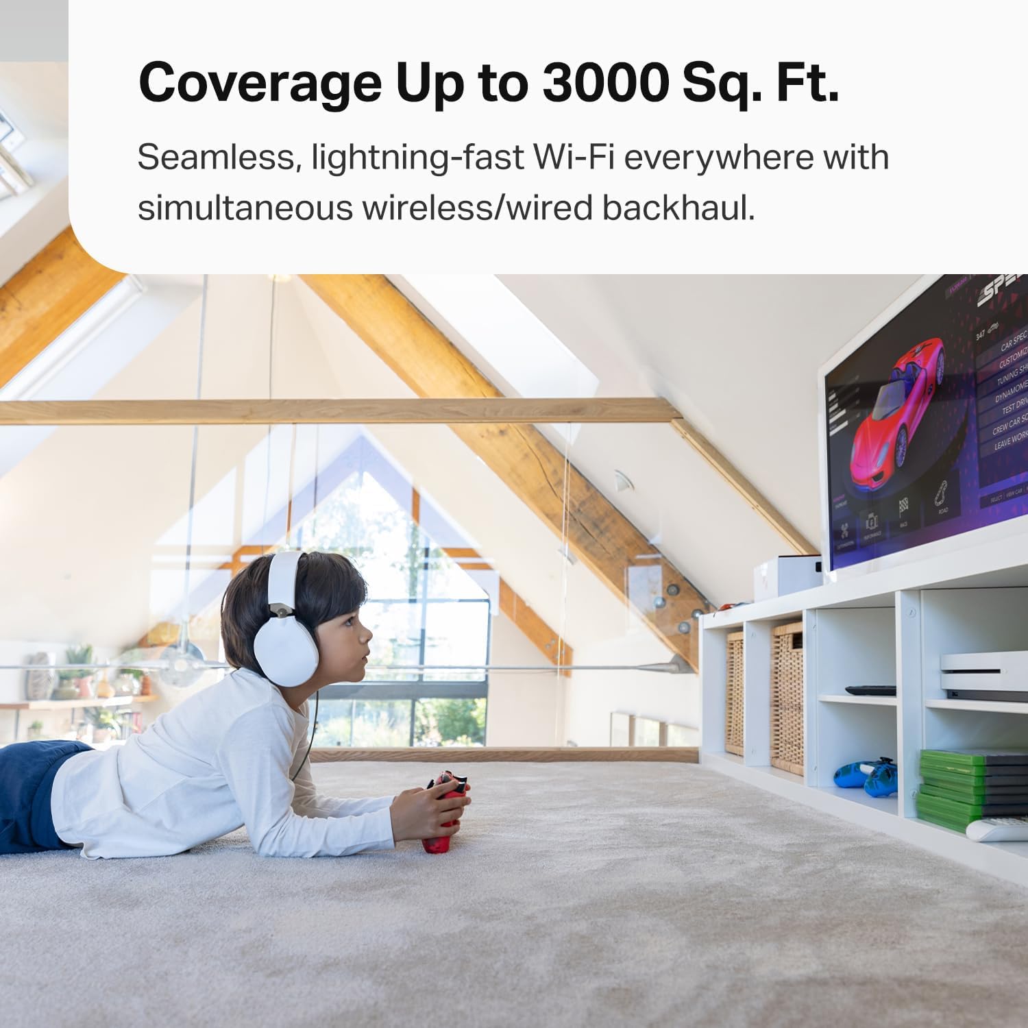 Sistema de Malla TP-Link BE10000 Triple Banda WiFi 7 con 6 Transmisiones y 4 Puertos para Todo el Hogar