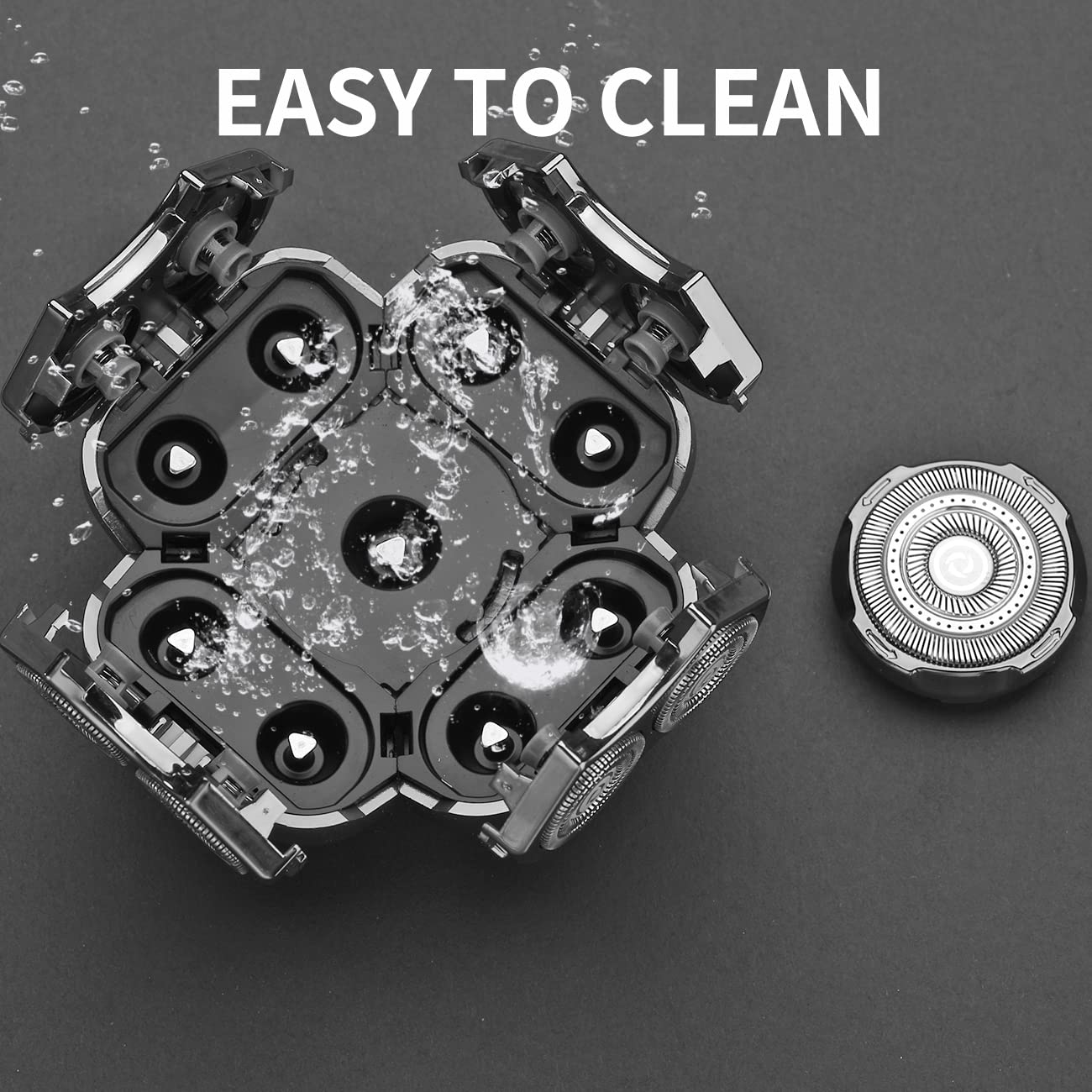 HONTEC- "Cabezal de afeitadora eléctrica de 9 cuchillas para hombre, cabezales de repuesto, cabezal de cuchilla de repuesto universal