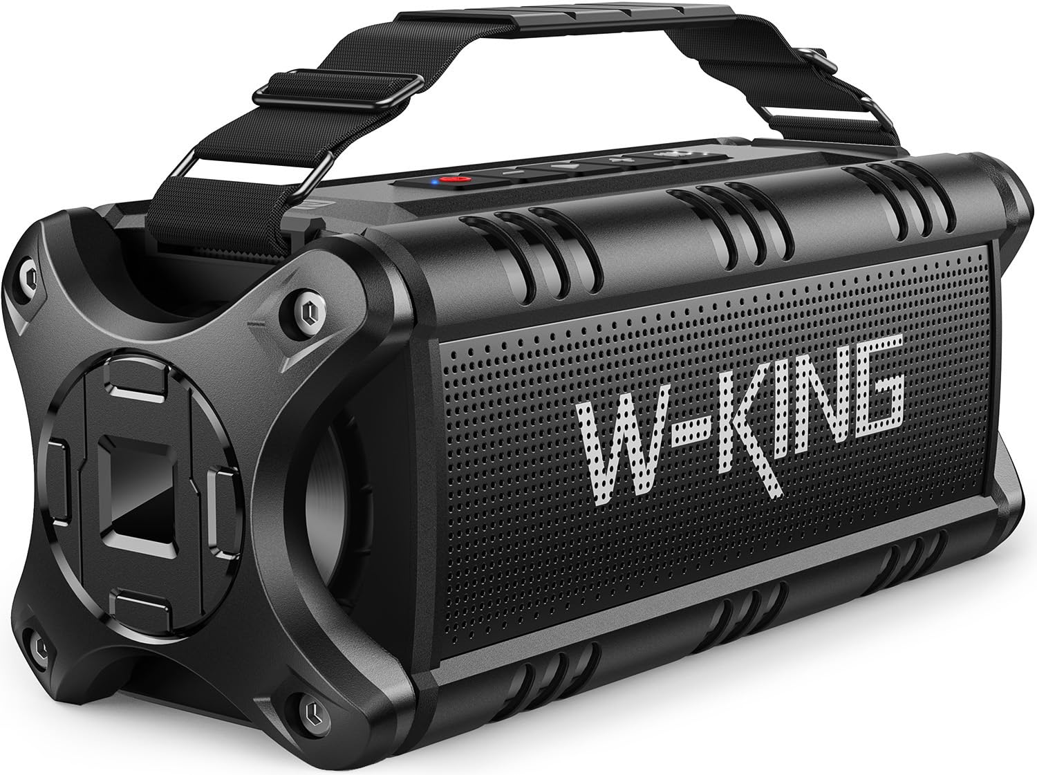 W-KING Altavoz Bluetooth Potente 90W con Graves Profundos, IPX6 Impermeable, Bocina Boombox Grande para Exteriores, Altavoz portáti Inalámbrico, Subwoofer, 24 Horas, Banco de Energía,TF, NFC, AUX, EQ